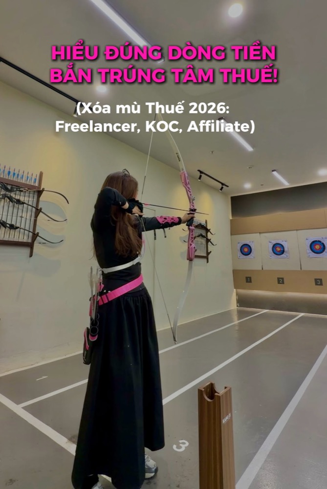 Xóa mù thuế 2026 cho freelancer, creator, affiliate